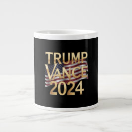 Taza De Café Gigante Trump Vance 2024 Una visión audaz para Estados Uni