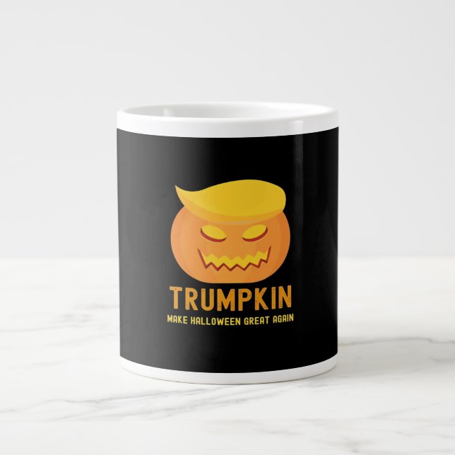 Taza De Café Gigante Trumpkin vuelve a hacer grande a Halloween - Parod (Frente)