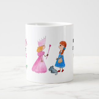 Taza De Café Gigante Tu Nombre ¿Bruja Buena o Bruja Mala? Café Personal