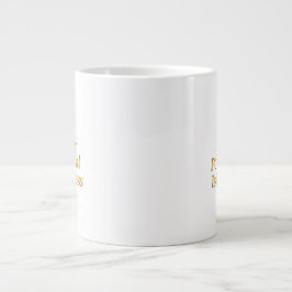 Taza De Café Gigante Tu potencial es infinito Dove Gold Motivación