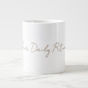 Taza De Café Gigante Tu rito diario