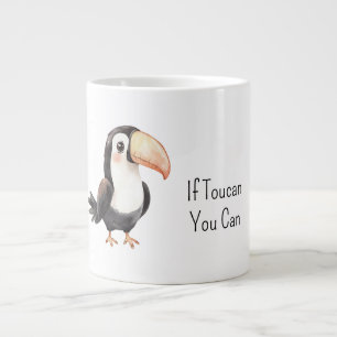 Taza De Café Gigante Tucán negro  