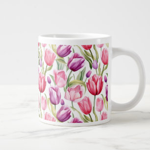 Taza De Café Gigante Tulips Jumbo Mug