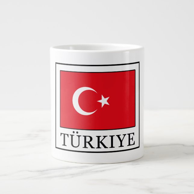 Taza De Café Gigante Türkiye (Frente)