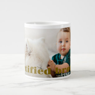 Taza De Café Gigante Tus mascotas con foto de bebé