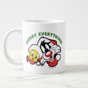Taza De Café Gigante TWEETY™ & SYLVESTER™ "Feliz Todo"