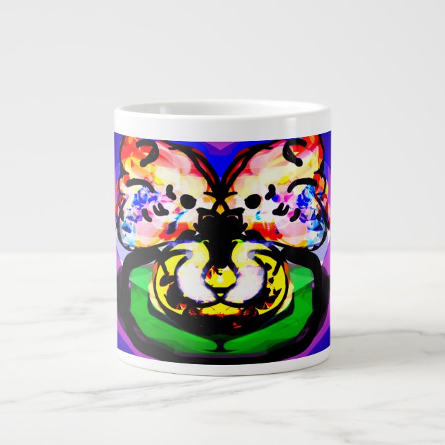 Taza De Café Gigante Two Doves  spring  (Frente)