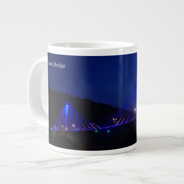Taza De Café Gigante U.S. Grant Bridge jumbo mug (Izquierda)