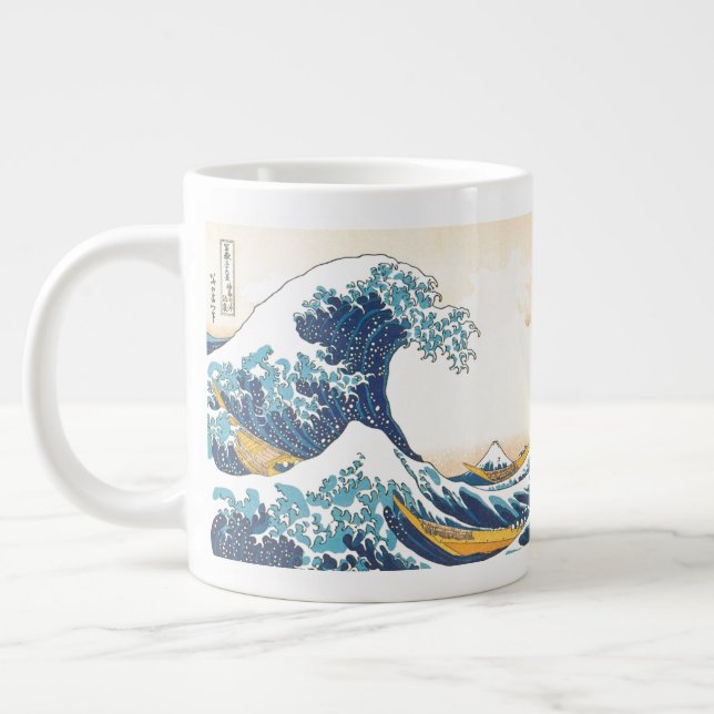 TAZA DE CAFÉ GIGANTE UKIYOE - HOKUSAI (Izquierda)