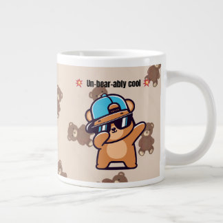 Taza De Café Gigante Un-Bear-ably Cool | Cute Bear Coffee Mug