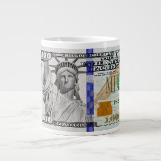 Taza De Café Gigante Un billete de un millón de dólares