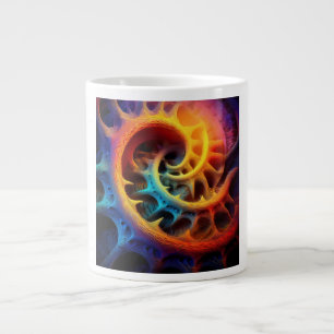 Taza De Café Gigante Un conjunto de Mandelbrot muy confundido