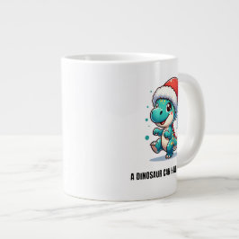 Taza De Café Gigante ¡Un Dinosaurio Puede Divertirse También!