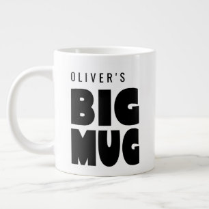 Taza De Café Gigante Un enorme jarro Novedad de nombre personalizado