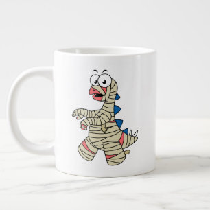 Taza De Café Gigante Un Estegosaurio Personalizado Se Vestió Como Una M