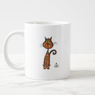 Taza De Café Gigante Un gato