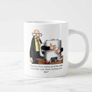 Taza De Café Gigante Un gracioso tazón en el lugar de trabajo para él