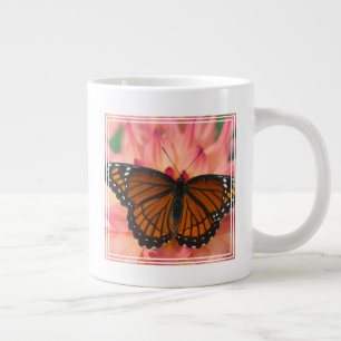 Taza De Café Gigante Un imitador de la mariposa monarca