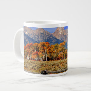 Taza De Café Gigante Un momento en Wyoming en otoño