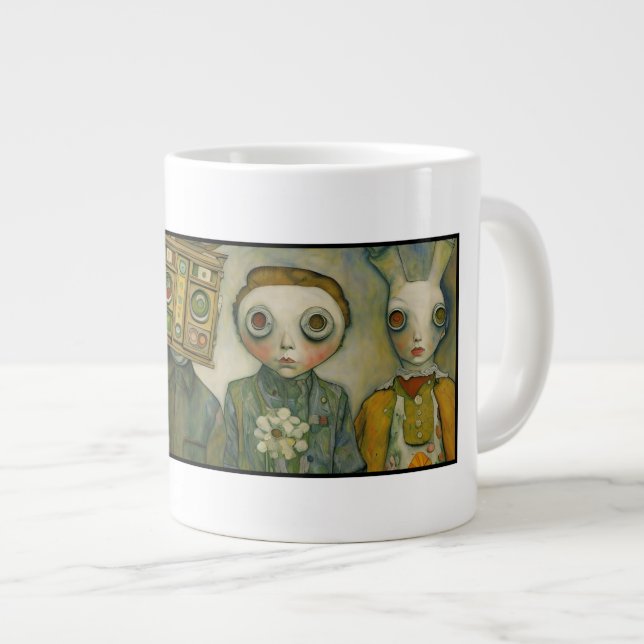 Taza De Café Gigante Un poco Loco (Derecha)