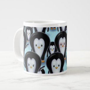 Taza De Café Gigante Un rebaño de pingüinos