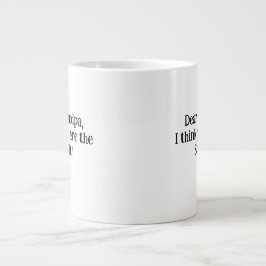 Taza De Café Gigante ¡UN REGALO ÚNICO Y PERFECTO para el abuelo!