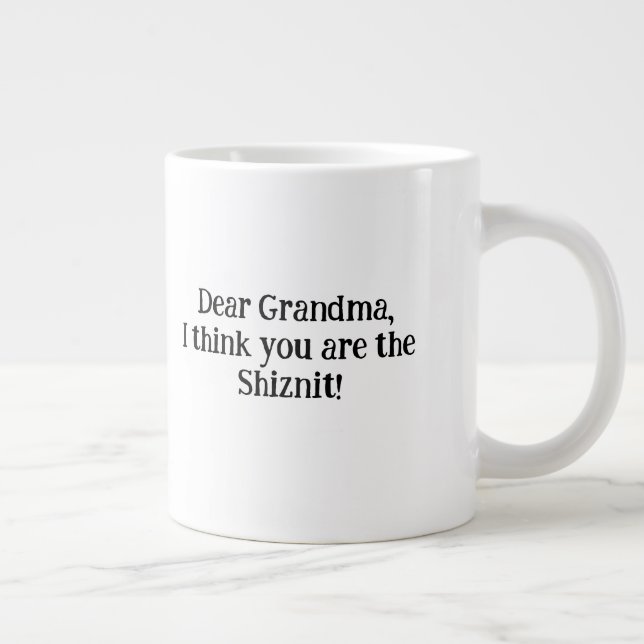 Taza De Café Gigante ¡Un regalo único y perfecto para la abuela! (Derecha)