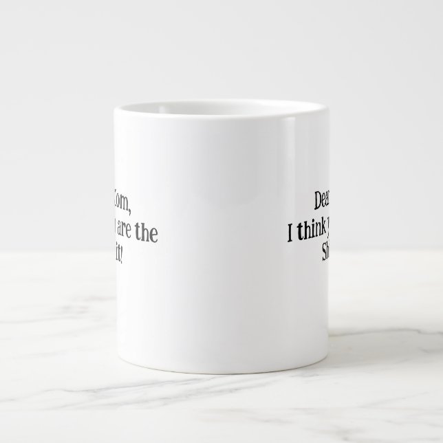 Taza De Café Gigante ¡Un regalo ÚNICO y PERFECTO para mamá! (Frente)