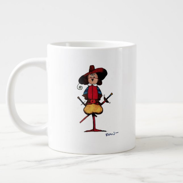 Taza De Café Gigante Un Swashbuckler duro (Izquierda)