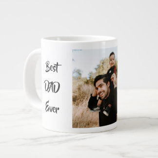 Taza De Café Gigante Una foto el mejor papá de todos los tiempos