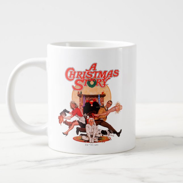 Taza De Café Gigante Una historia de arte Poster Navidad (Izquierda)