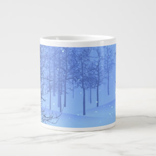 Taza De Café Gigante Una maravilla de invierno en un país
