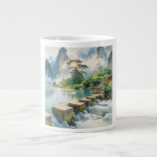 Taza De Café Gigante Una Melodía Refrescante 028
