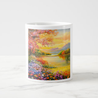 Taza De Café Gigante Una Melodía Refrescante 035
