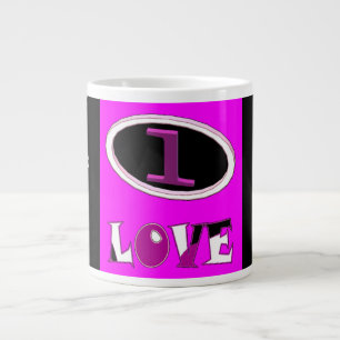 Taza De Café Gigante Una novia amiga rosa dice en voz alta