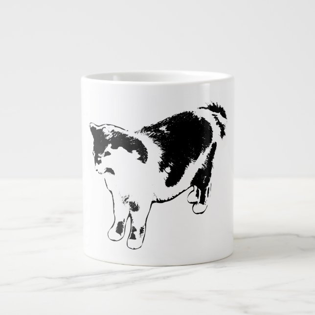 Taza De Café Gigante Una pausa antes de saltar (Frente)