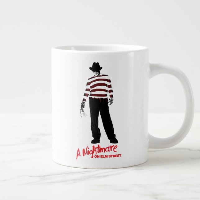 Taza De Café Gigante Una pesadilla en la calle Elm | Freddy Krueger (Derecha)