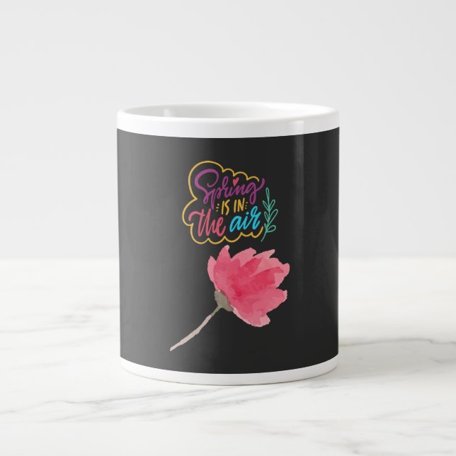 Taza De Café Gigante Una serie visual de primavera (Frente)