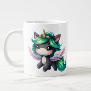 Taza De Café Gigante Unicorn-Jumbo Mug