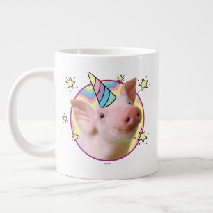 Taza De Café Gigante Unicornio de lechón mágico
