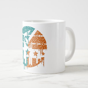 Taza De Café Gigante Unidad en Movimiento - Gotitas de Democracia