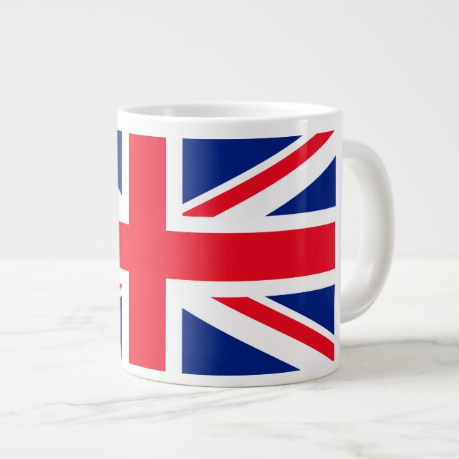 Taza De Café Gigante Unión Jack (Derecha)