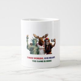 Taza De Café Gigante United 2026 Unity Selfie Water Bottle  