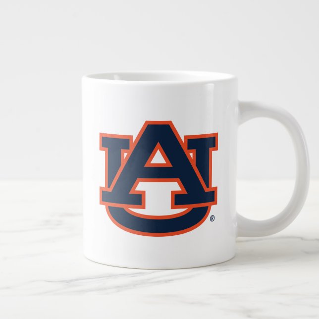 Taza De Café Gigante Universidad Auburn | Logo de Auburn UA (Derecha)