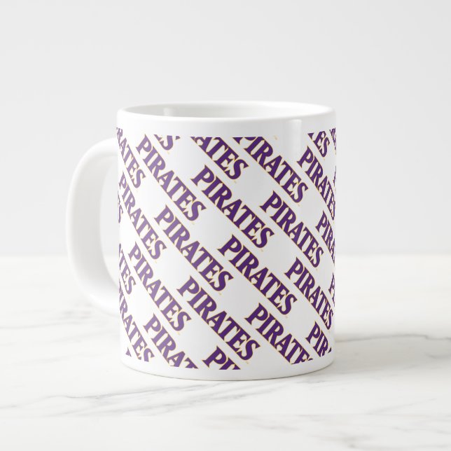 Taza De Café Gigante Universidad de Carolina del Este | Piratas (Izquierda)