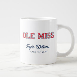 Taza De Café Gigante Universidad de Misisipi   Ole Miss Wordmark
