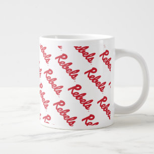 Taza De Café Gigante Universidad de Misisipi Script Rebels