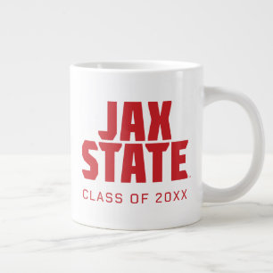 Taza De Café Gigante Universidad Estatal de Jacksonville JAX STATE Rojo
