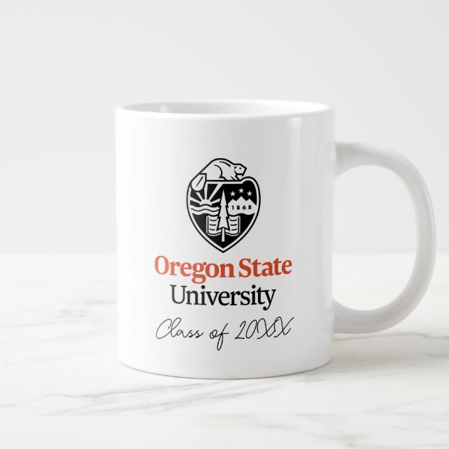 Taza De Café Gigante Universidad Estatal de Oregon (Derecha)