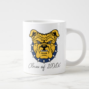 Taza De Café Gigante Universidad Estatal NCA&T   Cara de Bulldog